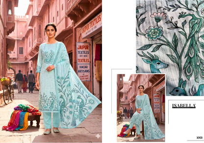 Hana Yes Fab Isabella Cambric Pant Style Suits Supplier