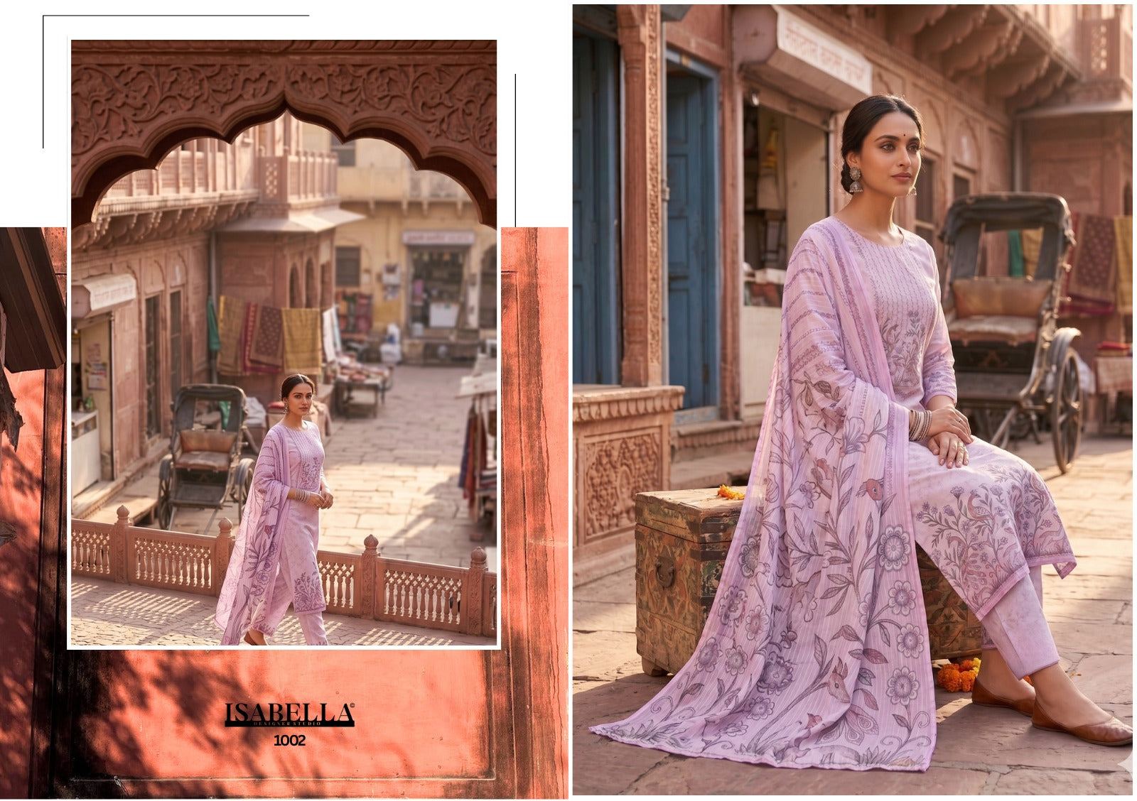 Hana Yes Fab Isabella Cambric Pant Style Suits Supplier