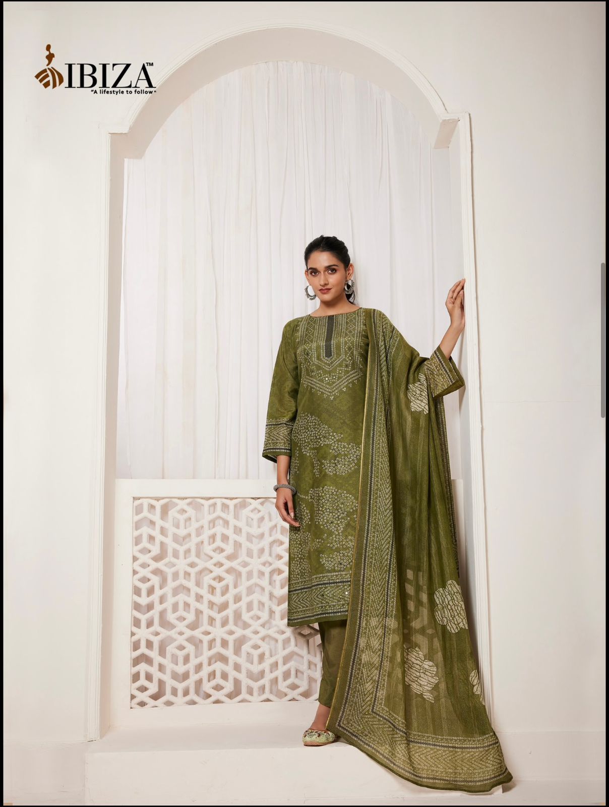 Hanar Ibiza Simar Pant Style Suits Exporter India