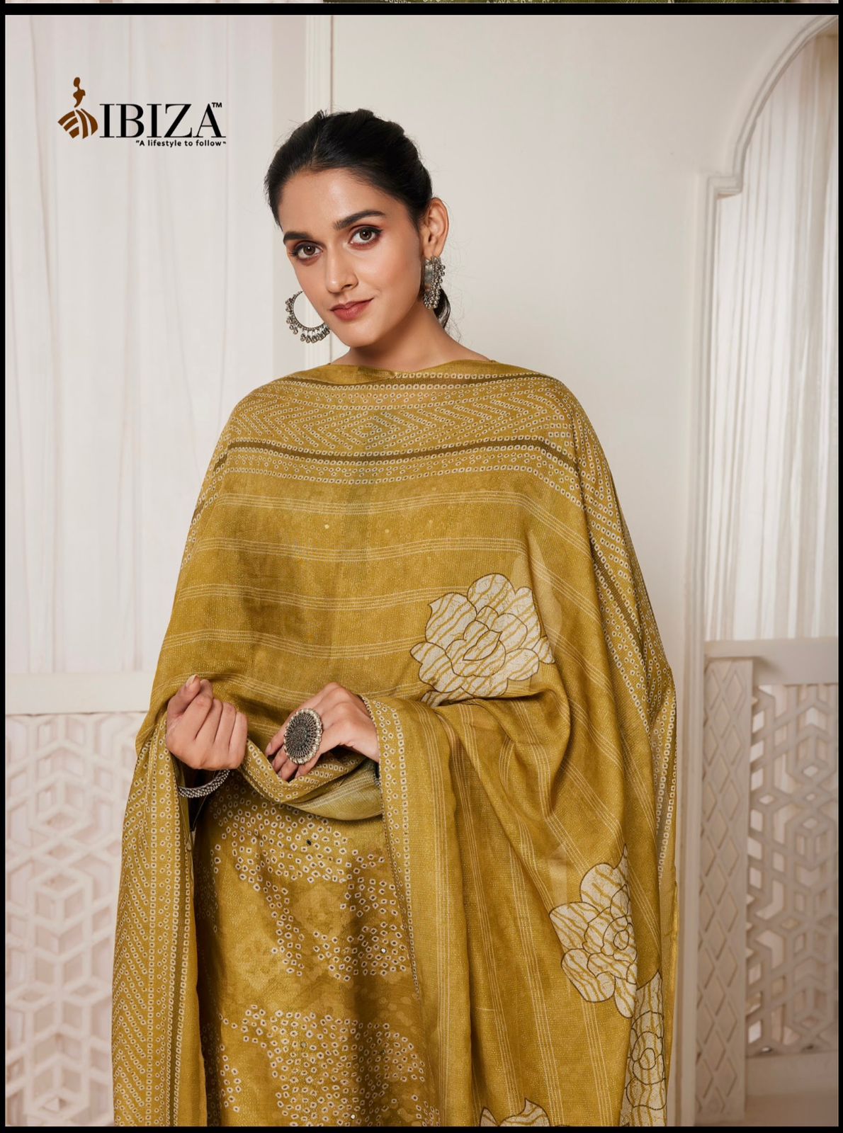 Hanar Ibiza Simar Pant Style Suits Exporter India