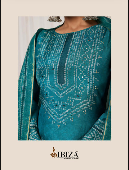 Hanar Ibiza Simar Pant Style Suits Exporter India