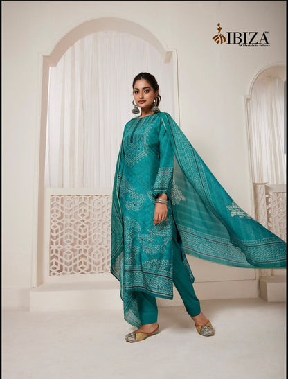 Hanar Ibiza Simar Pant Style Suits Exporter India