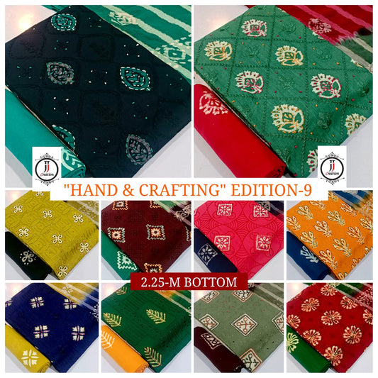 Hand Crafting Edition 9 Jj Cotton Dress Material Exporter Ahmedabad