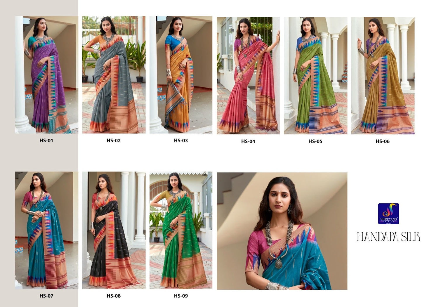 Handapa Silk Shreyans Handloom Sarees Supplier Ahmedabad