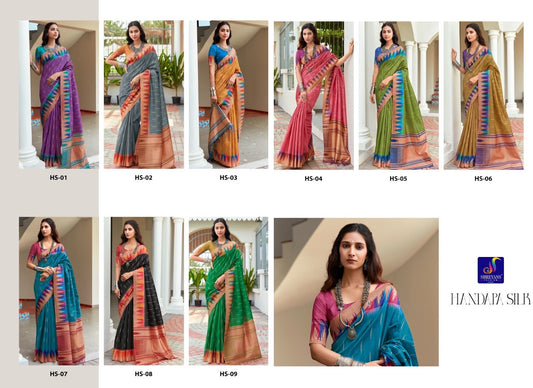 Handapa Silk Shreyans Handloom Sarees Supplier Ahmedabad