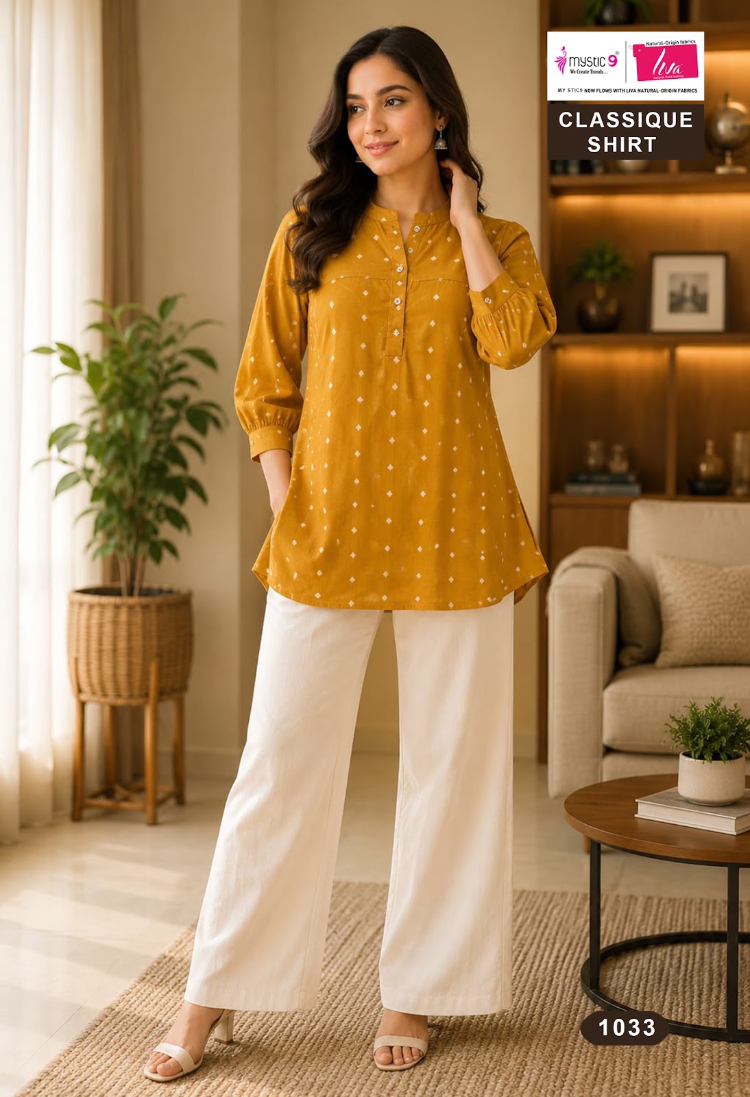 Handloom Cotton Mystic 9 Short Kurtis Wholesale
