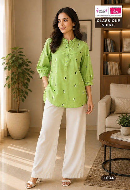 Handloom Cotton Mystic 9 Short Kurtis Wholesale