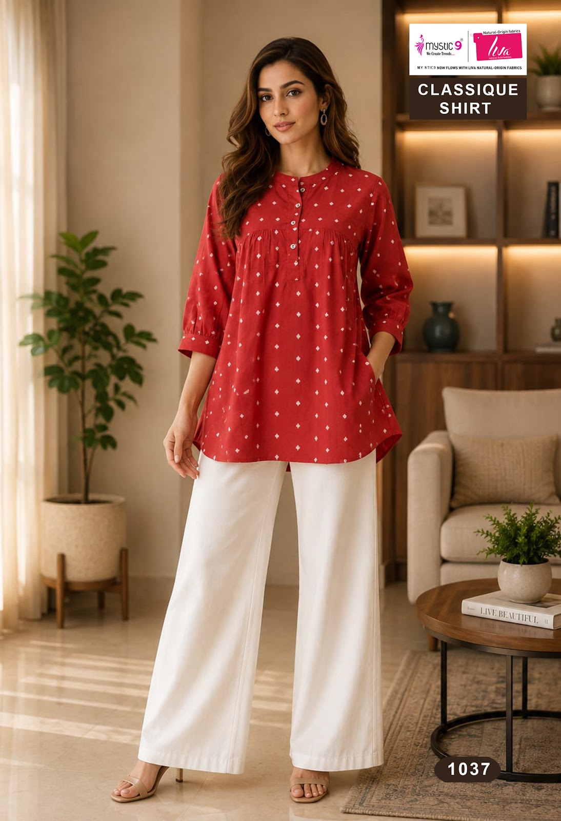 Handloom Cotton Mystic 9 Short Kurtis Wholesale