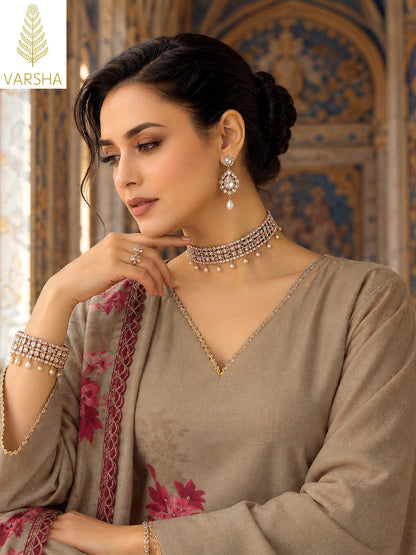 Handloom Threads Varshaa Viscose Pashmina Suits Wholesale