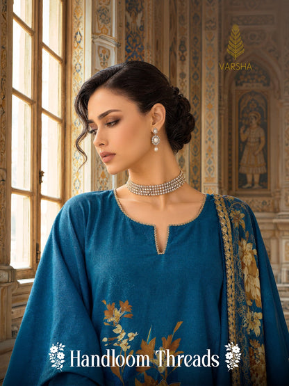 Handloom Threads Varshaa Viscose Pashmina Suits Wholesale