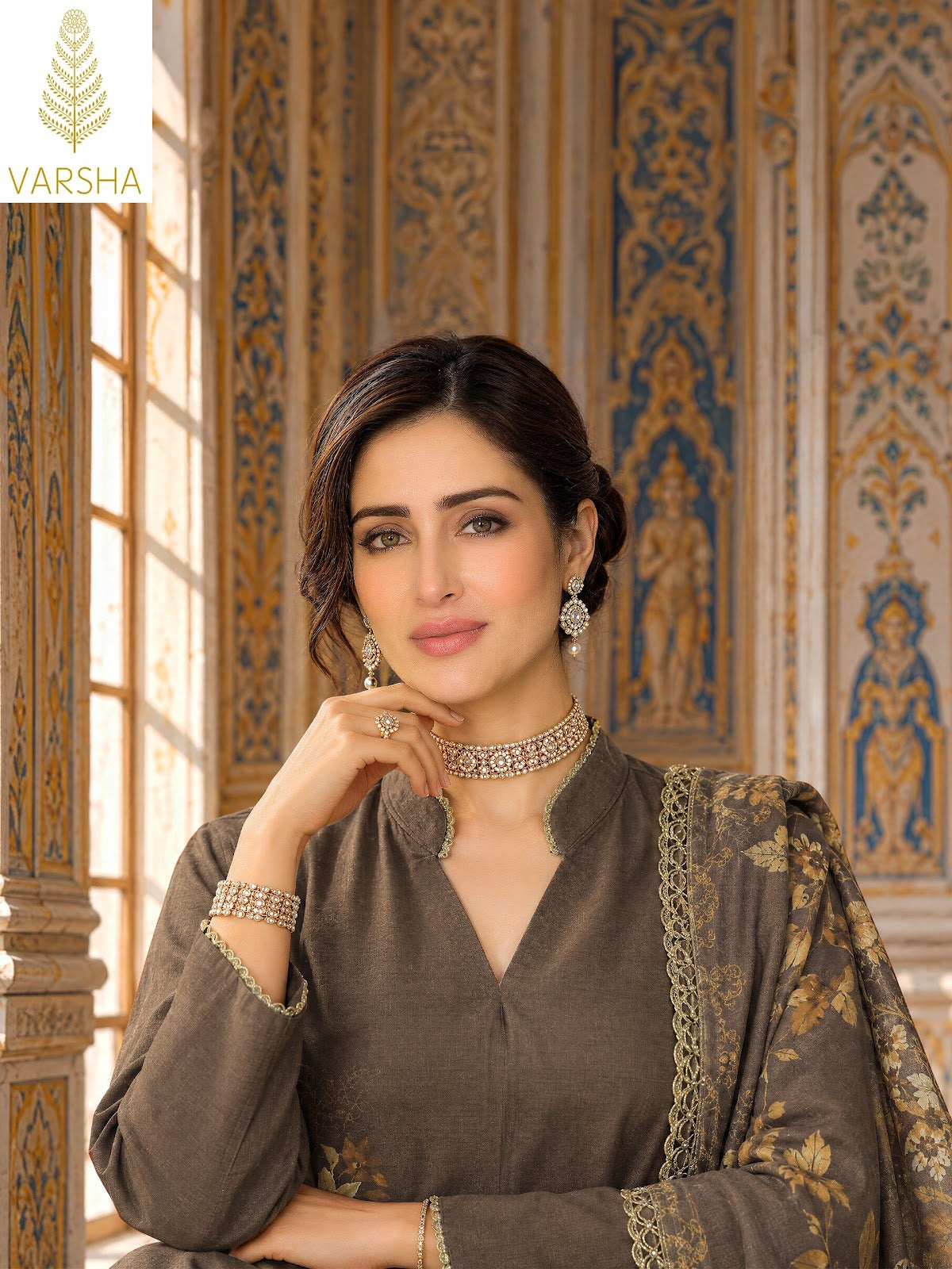 Handloom Threads Varshaa Viscose Pashmina Suits Wholesale