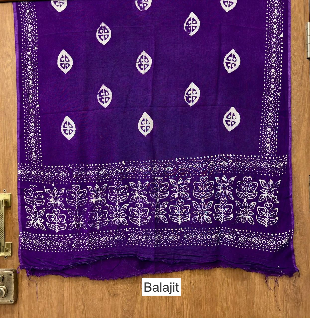 Handmade Wax Batik 0202 Balajit Rayon Dupatta Supplier Ahmedabad