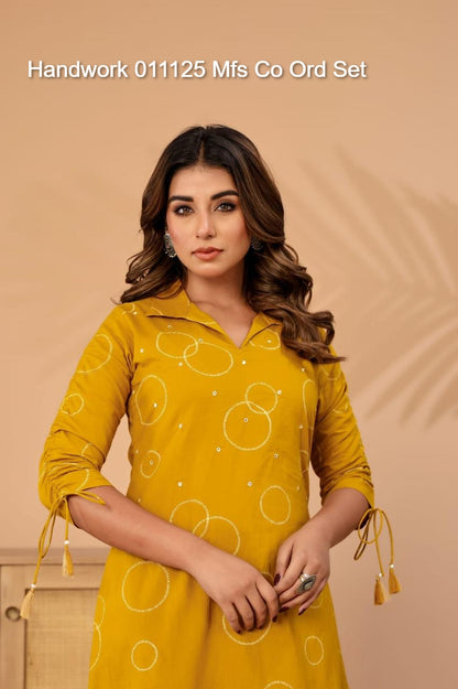 Handwork 011125 Mfs Cotton Co Ord Set Manufacturer Gujarat