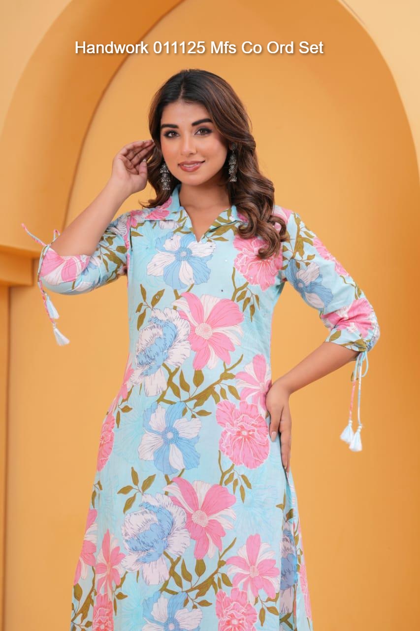 Handwork 011125 Mfs Cotton Co Ord Set Manufacturer Gujarat