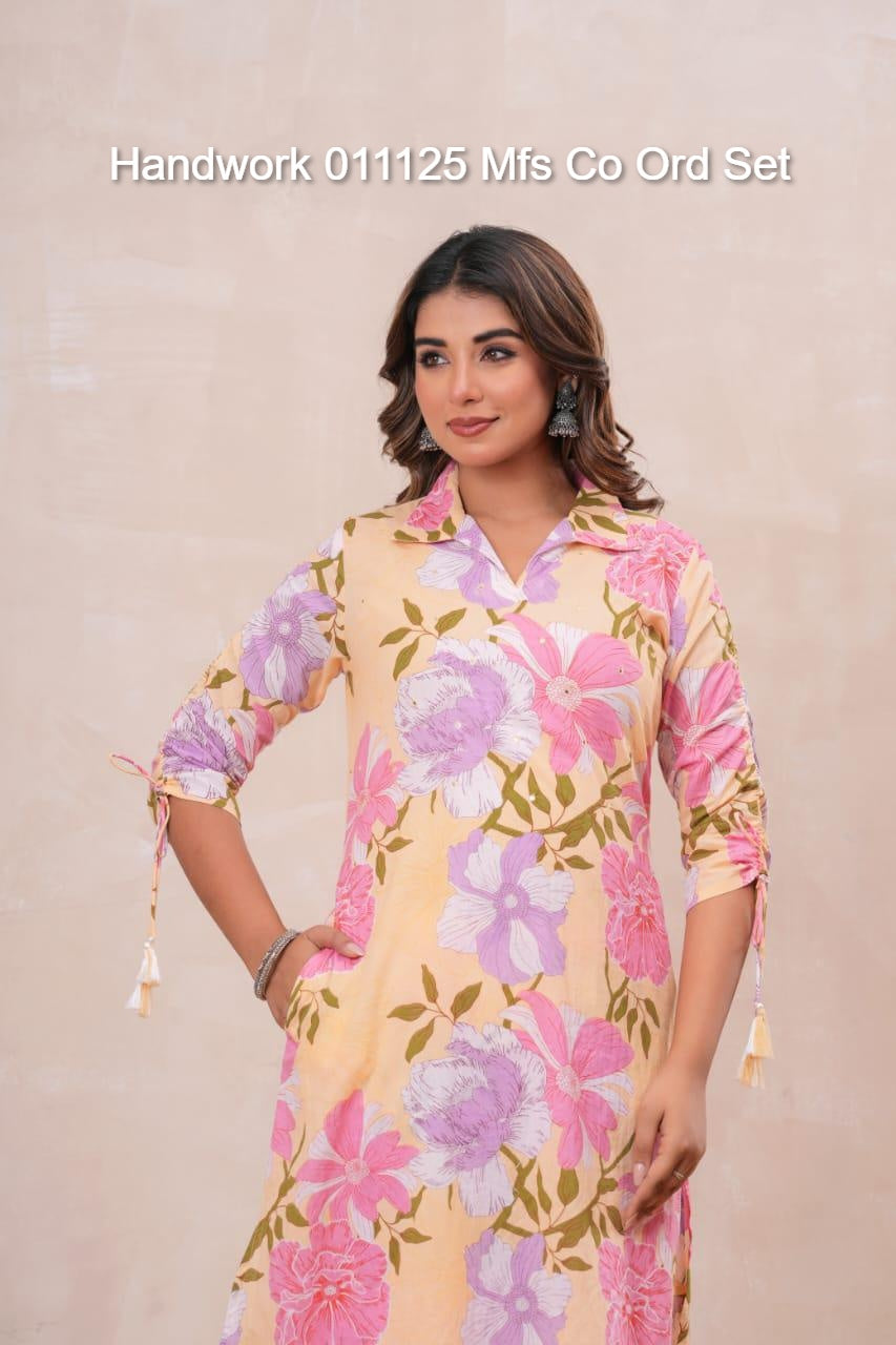 Handwork 011125 Mfs Cotton Co Ord Set Manufacturer Gujarat