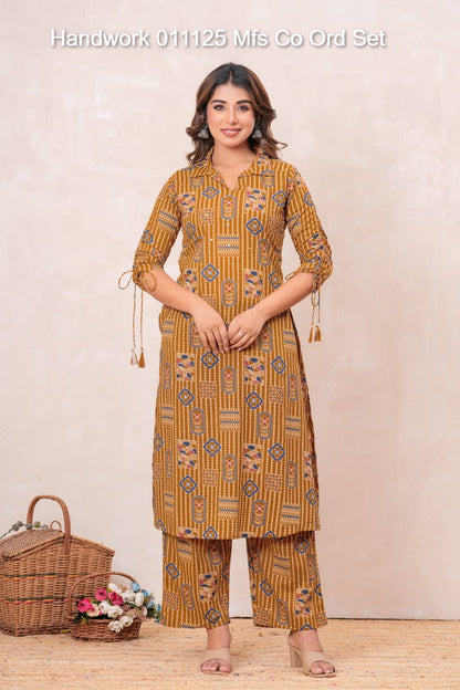 Handwork 011125 Mfs Cotton Co Ord Set Manufacturer Gujarat