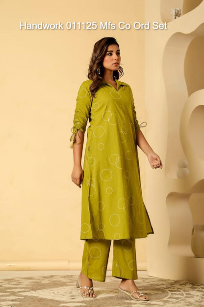Handwork 011125 Mfs Cotton Co Ord Set Manufacturer Gujarat