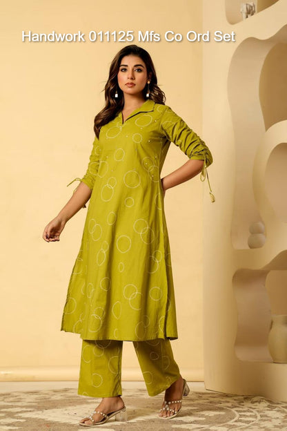 Handwork 011125 Mfs Cotton Co Ord Set Manufacturer Gujarat