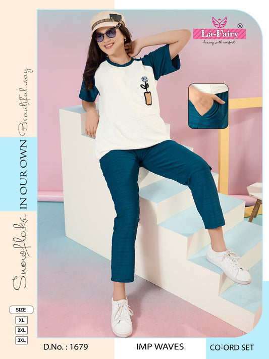 Handwork Design 1679 La Fairy Imported Co Ord Set Manufacturer Gujarat