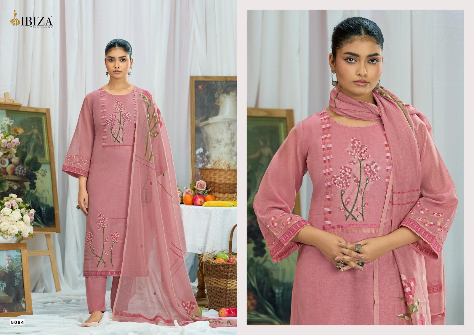Haneen Ibiza Organic Cotton Pant Style Suits Wholesale Price