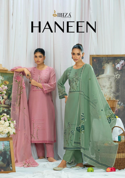 Haneen Ibiza Organic Cotton Pant Style Suits Wholesale Price