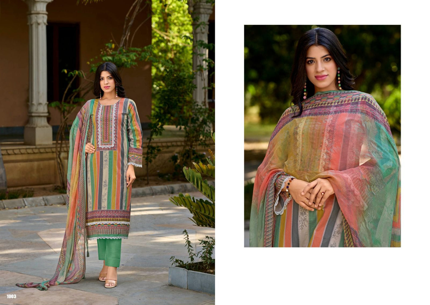 Hania Kilory Lawn Cotton Karachi Salwar Suits Wholesaler