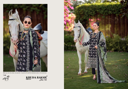 Haniya Hiba Khuda Baksh Prints Lawn Karachi Salwar Suits Manufacturer Ahmedabad