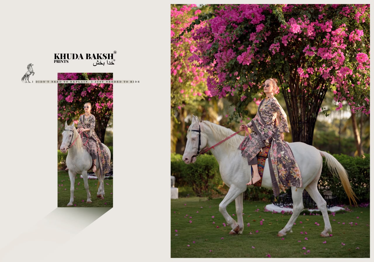 Haniya Hiba Khuda Baksh Prints Lawn Karachi Salwar Suits Manufacturer Ahmedabad