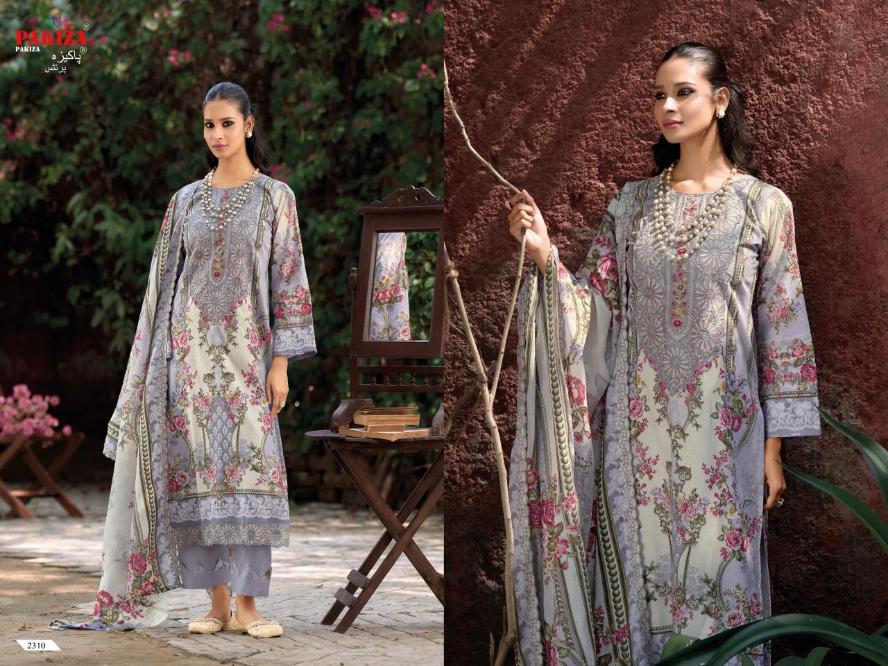 Haniya Hiba Vol 23 Pakiza Prints Lawn Cotton Karachi Salwar Suits Wholesaler India
