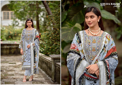 Haniya Hiba Vol 2 Khuda Baksh Prints Lawn Karachi Salwar Suits Wholesale Price