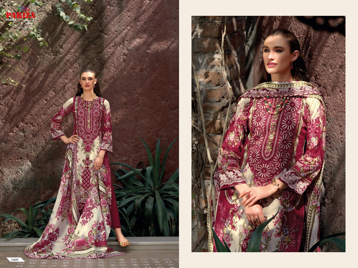 Haniya Hiba Vol 34 Pakiza Prints Lawn Cotton Karachi Salwar Suits Exporter