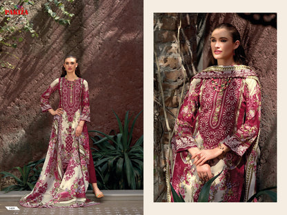 Haniya Hiba Vol 34 Pakiza Prints Lawn Cotton Karachi Salwar Suits Exporter