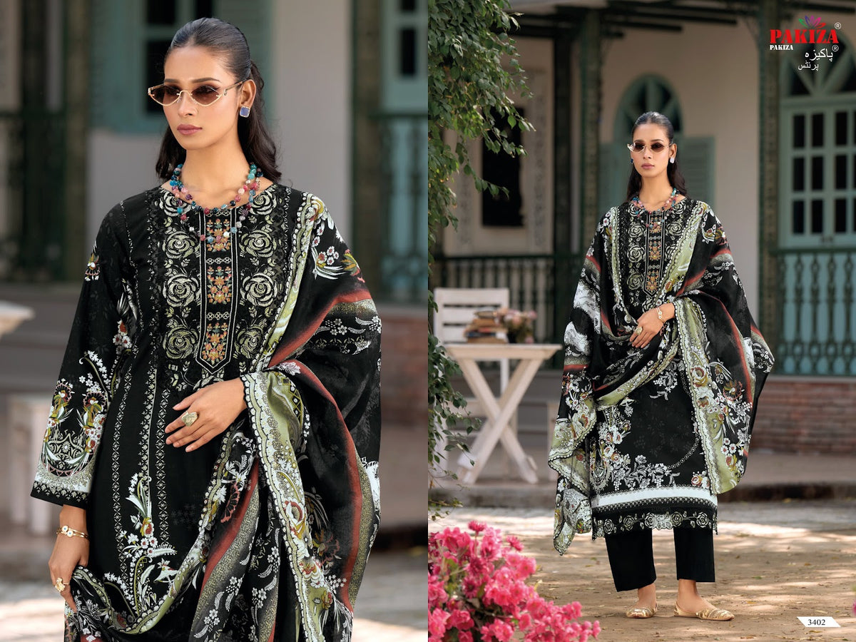Haniya Hiba Vol 34 Pakiza Prints Lawn Cotton Karachi Salwar Suits Exporter
