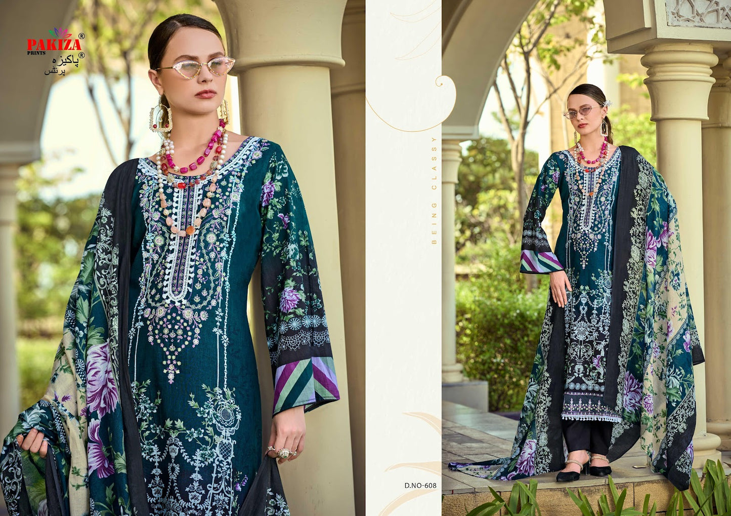 haniya hiba vol 6 pakiza prints lawn cotton karachi salwar suits supplier gujarat