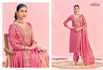 Haniya Vishnu Impex Moss Pant Style Suits Exporter India