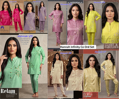 Hannah Infinity Roman Co Ord Set Wholesale Price
