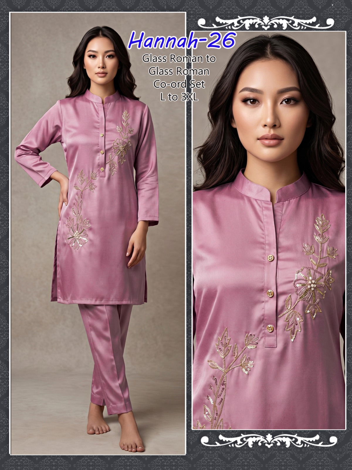 Hannah Infinity Roman Co Ord Set Wholesale Price