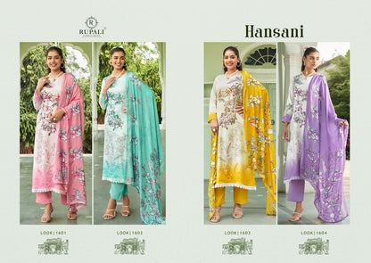Hansani Rupali Jaam Satin Pant Style Suits Manufacturer India