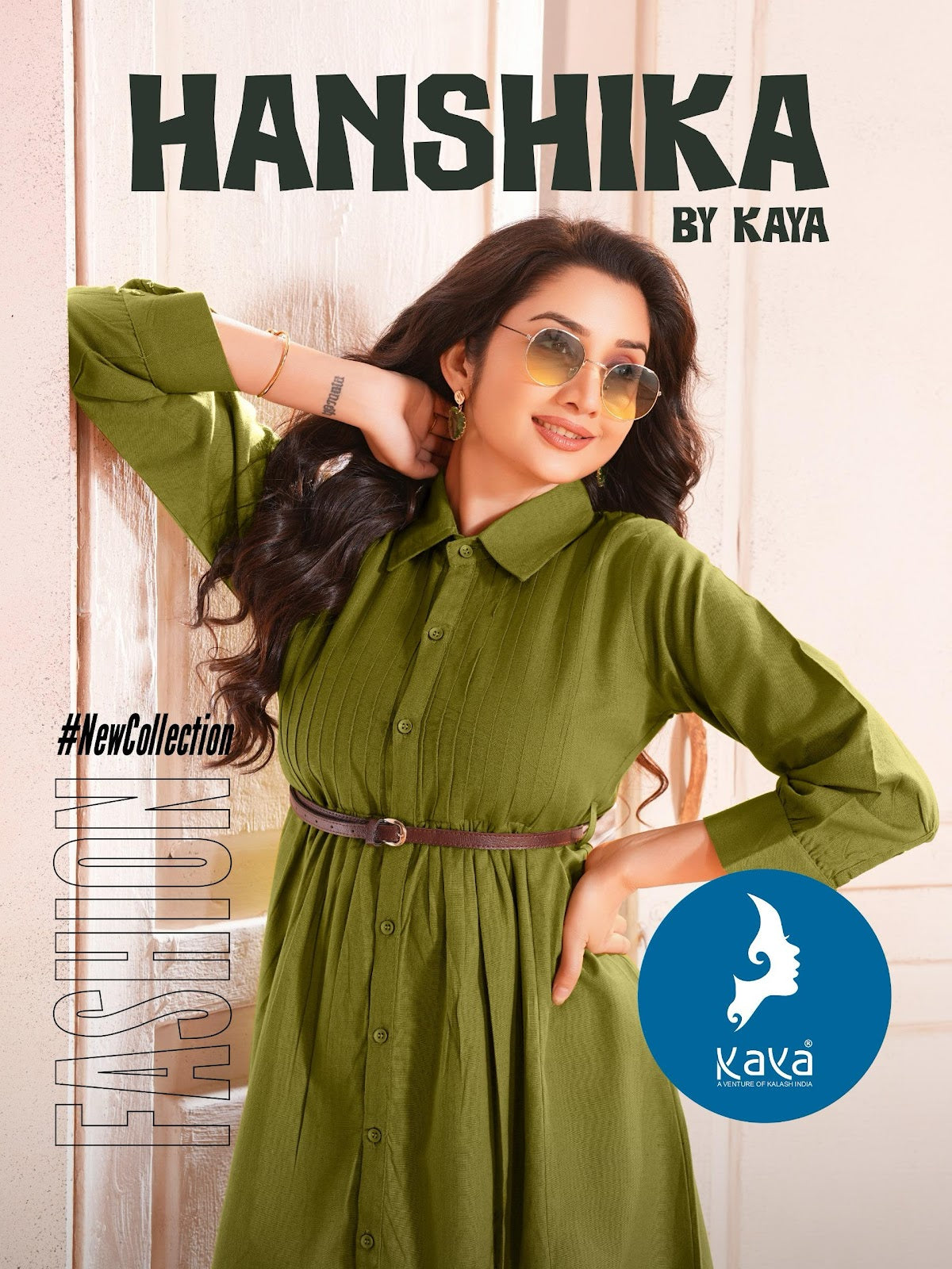 Hanshika Kaya Flex Cotton Midi Dress Wholesaler