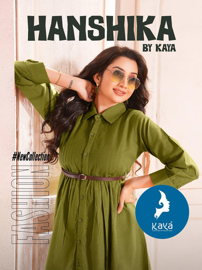 Hanshika Kaya Flex Cotton Midi Dress Wholesaler