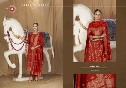 Hanshika Vol 4 Triple Aaa Viscose Muslin Pant Style Suits Exporter Ahmedabad