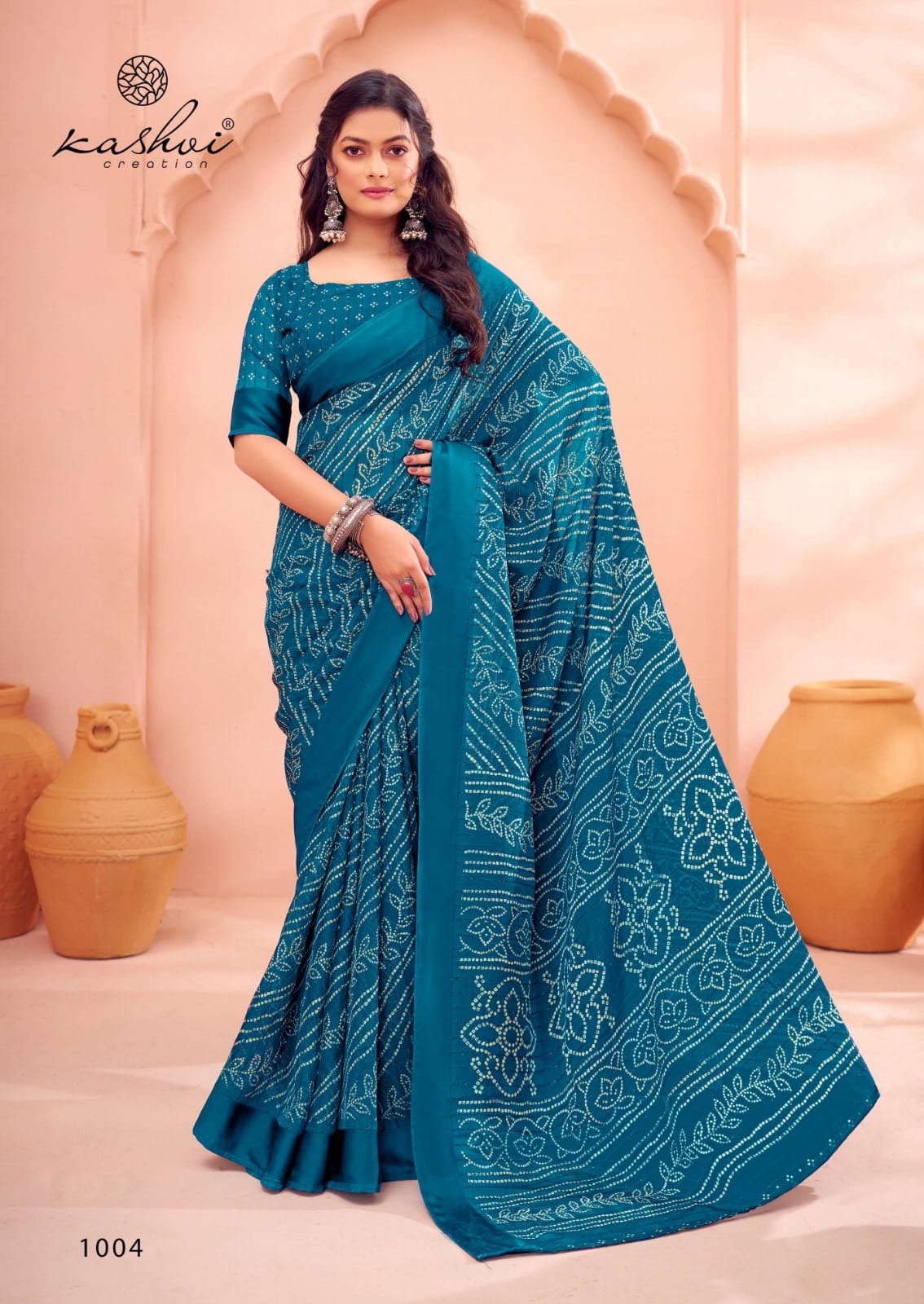 Hansika Kashvi Creation Organza Sarees Supplier