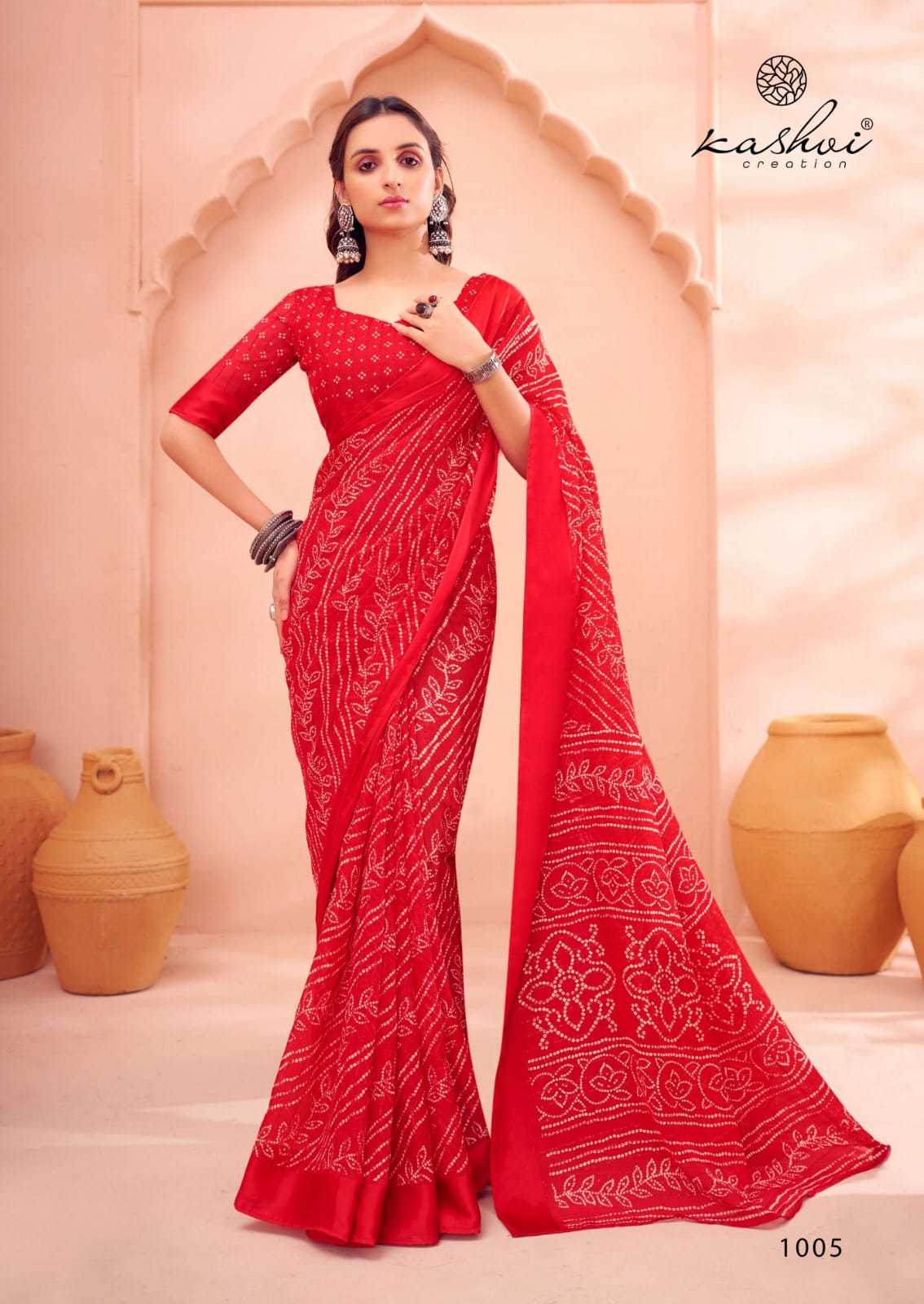 Hansika Kashvi Creation Organza Sarees Supplier