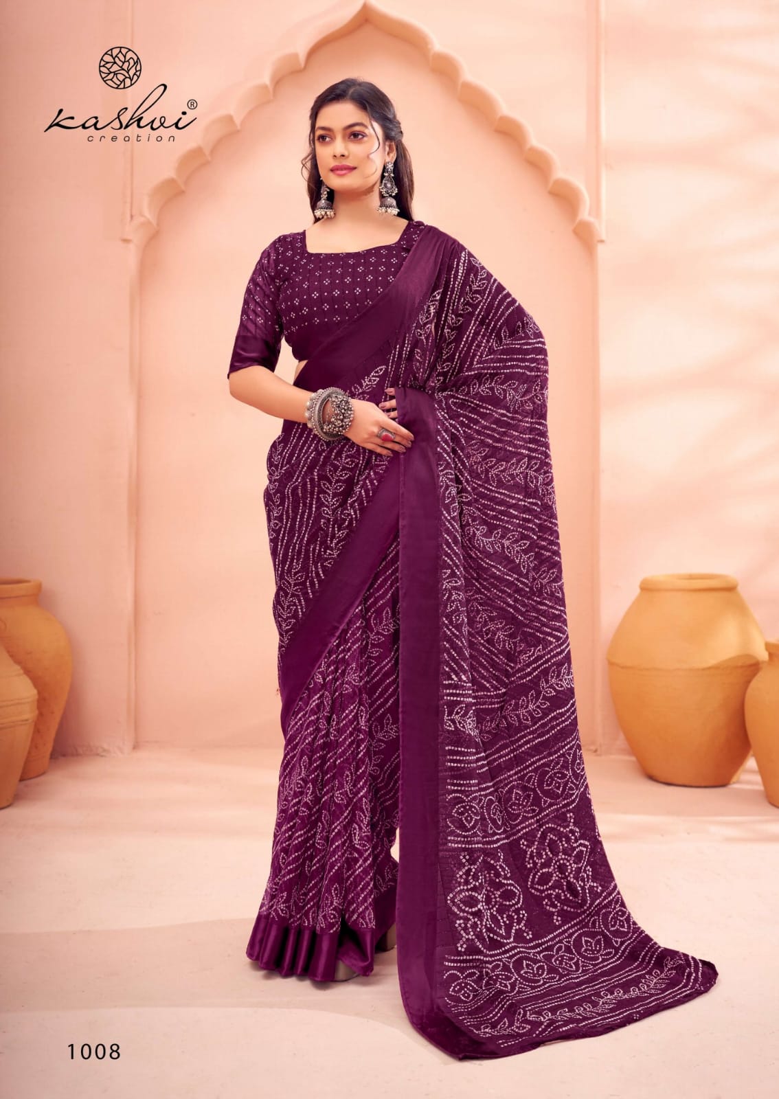 Hansika Kashvi Creation Organza Sarees Supplier