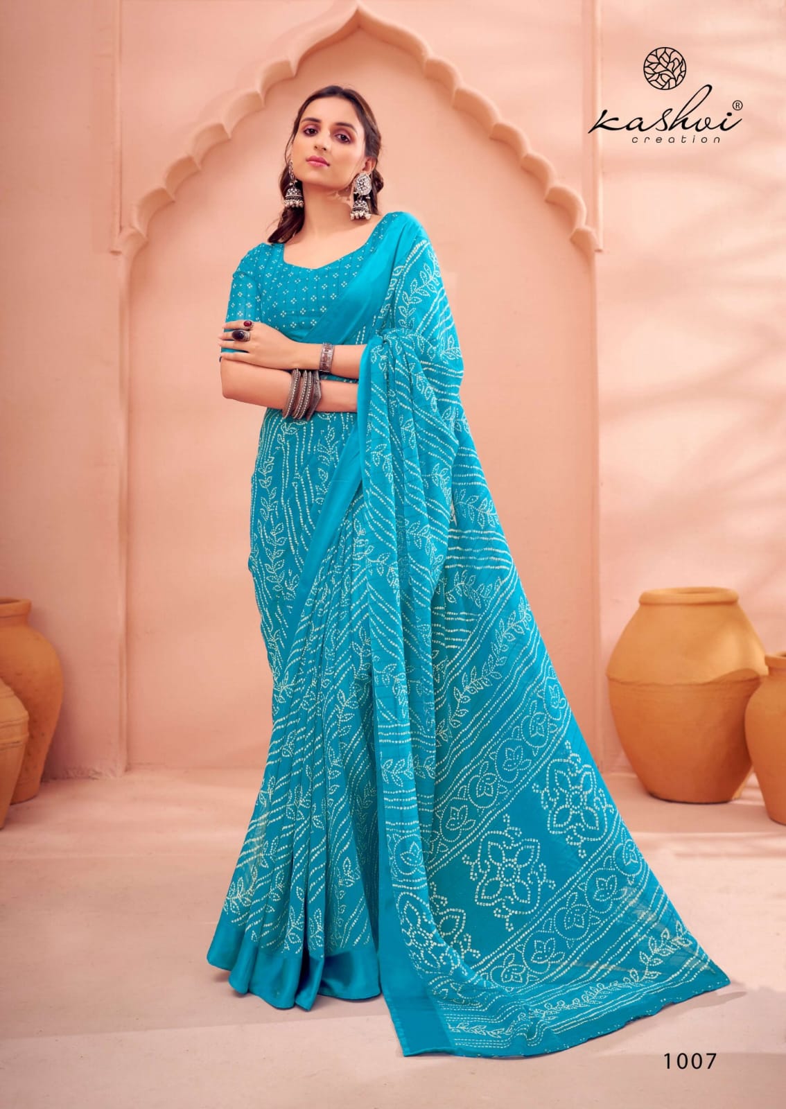 Hansika Kashvi Creation Organza Sarees Supplier