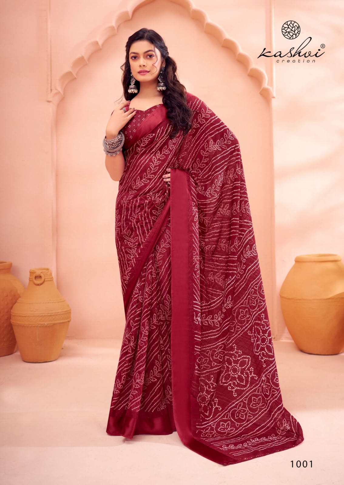 Hansika Kashvi Creation Organza Sarees Supplier