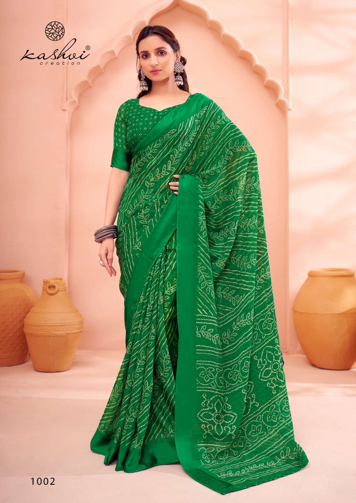 Hansika Kashvi Creation Organza Sarees Supplier