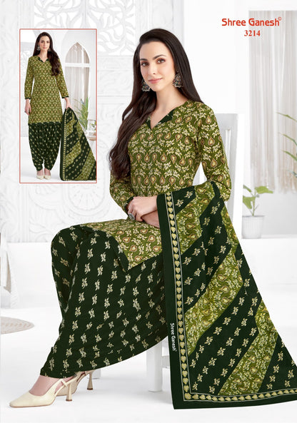 Hansika Special Vol 2 Patiyala With Pocket Shree Ganesh Cotton Dress Material Wholesaler Gujarat