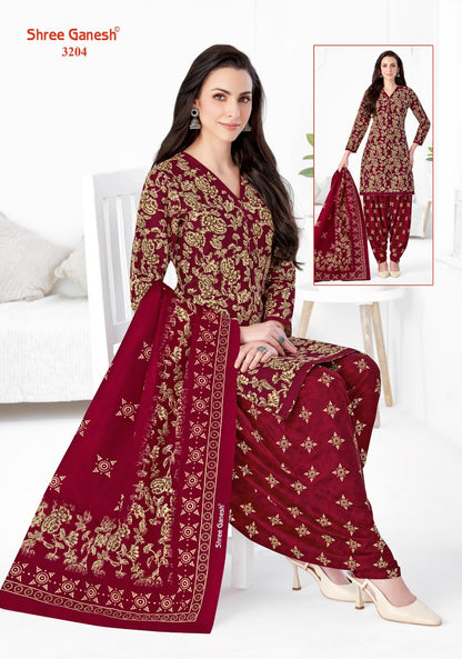 Hansika Special Vol 2 Patiyala With Pocket Shree Ganesh Cotton Dress Material Wholesaler Gujarat