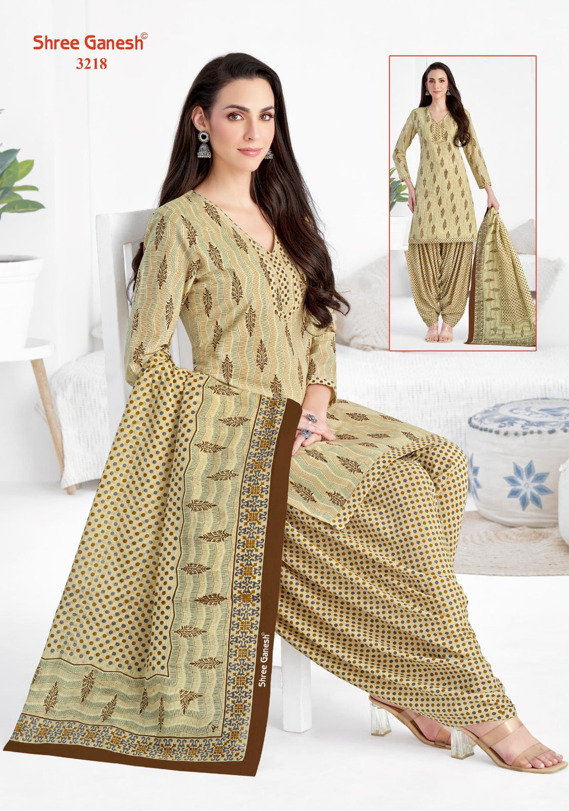 Hansika Special Vol 2 Patiyala With Pocket Shree Ganesh Cotton Dress Material Wholesaler Gujarat